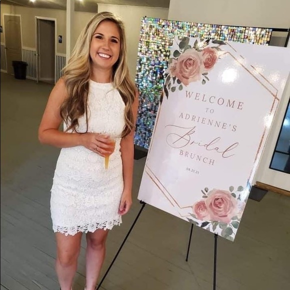 Lulu’s Love Poem Ivory Lace Mini Dress - Picture 7 of 8